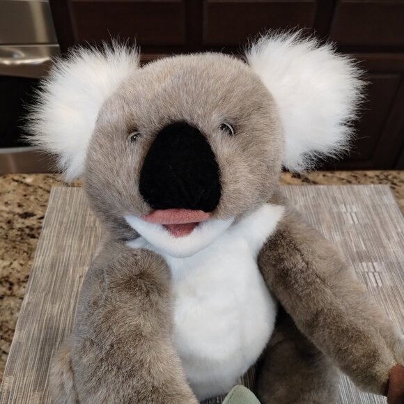 Vintage Folkmanis Folktails Koala Bear Hand Puppet with Vine - Picture 2 of 11
